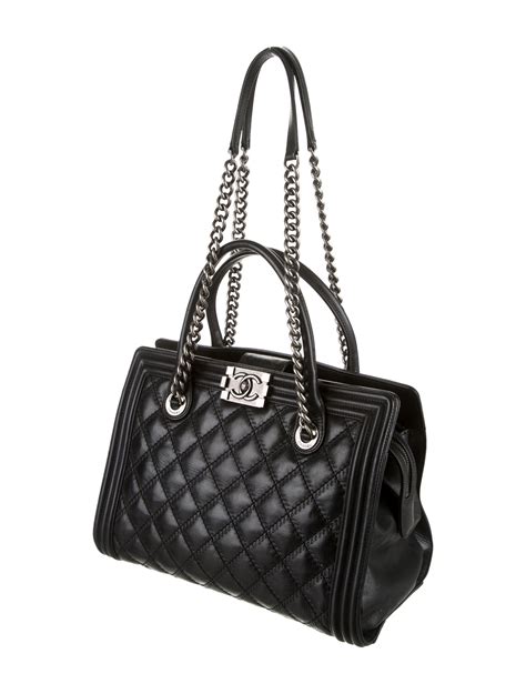 when was the chanel boy bag introduced|Chanel boy shopping tote.